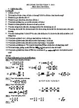 Đề cương ôn tập Toán 7  HKI năm học 2015-2016